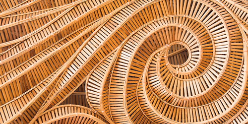Image of a spiral basket design representing The Relatable Group vibe
